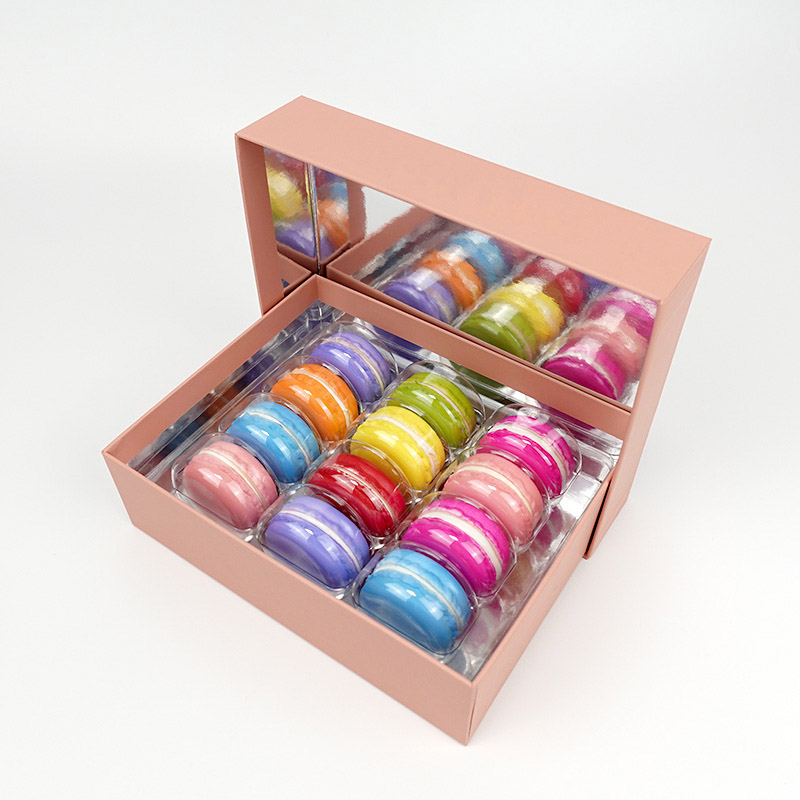 12 macarons rigid gift box