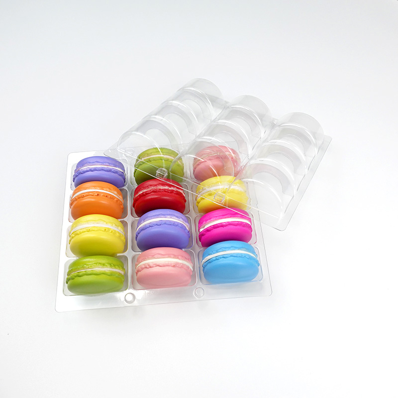 12 Macaron plastic blister tray
