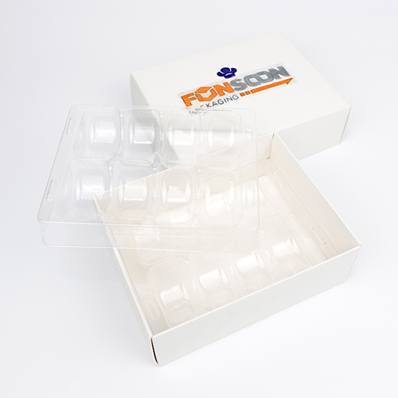 8 macarons paper packaging box