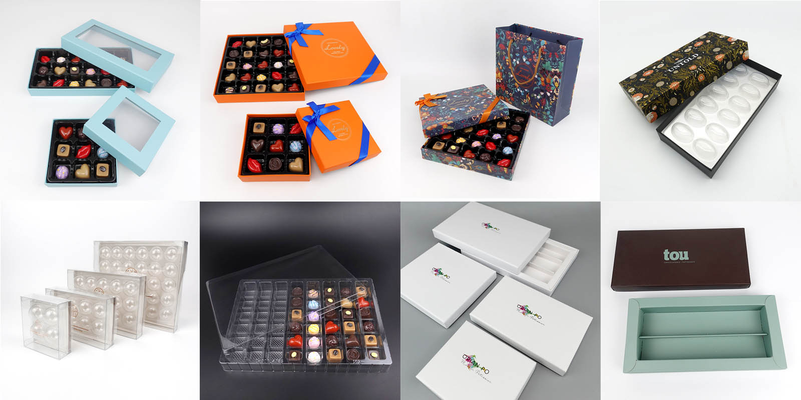 Customized chocolate boxes
