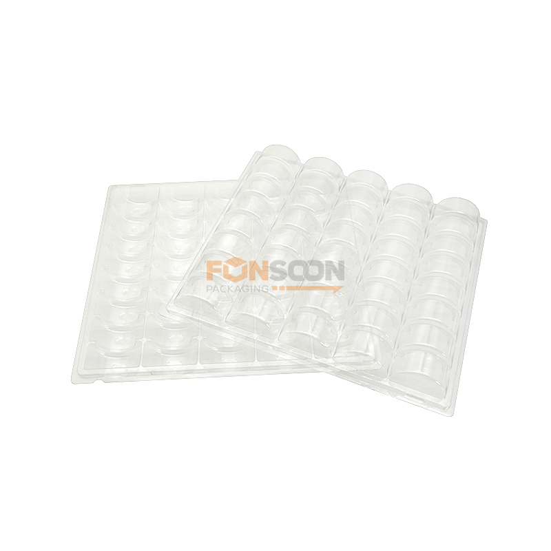 40 macarons clear plastic blister tray