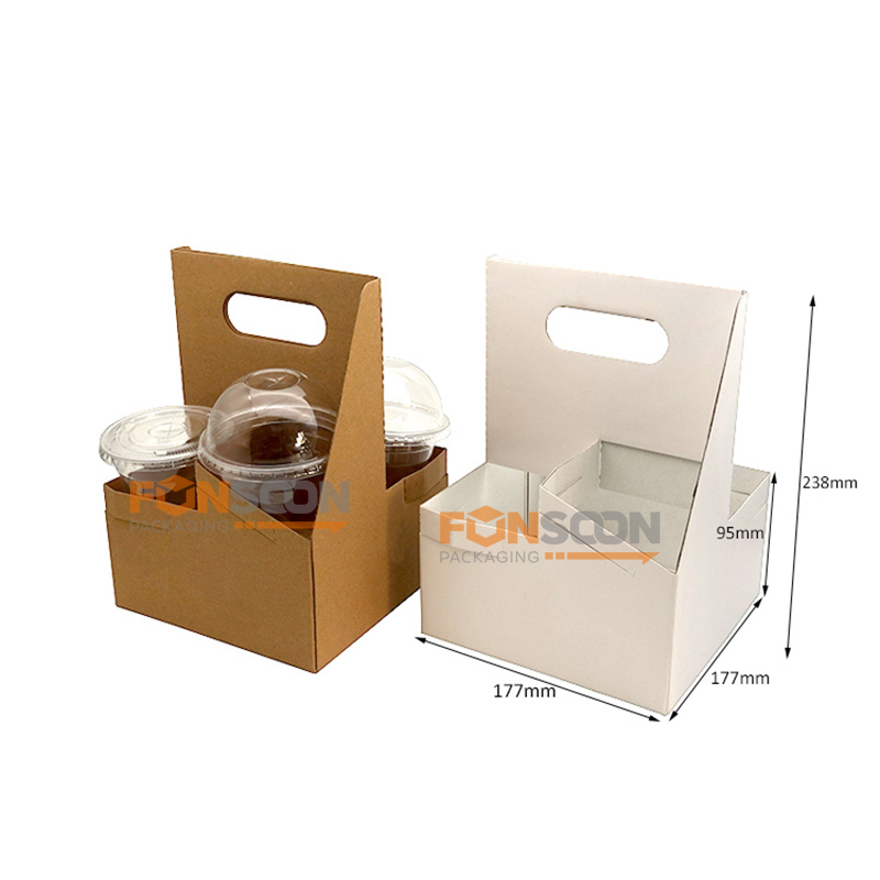 4 cup coffee holder carrier