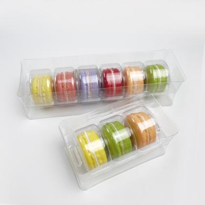 3 6 macarons clear blister tray