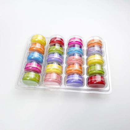 20 macarons blister container