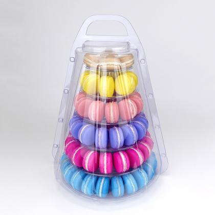 6 tier macaron tower with carrying case