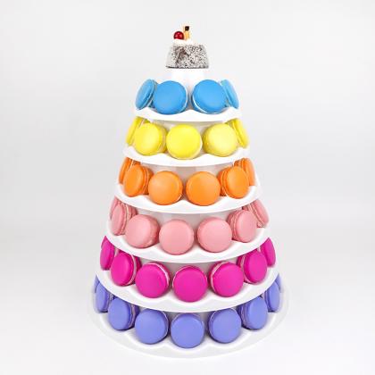 New 6 tiers macaron tower stand