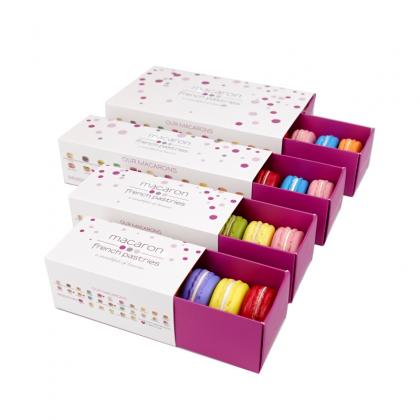 3 4 6 12 macaron paper drawer boxes