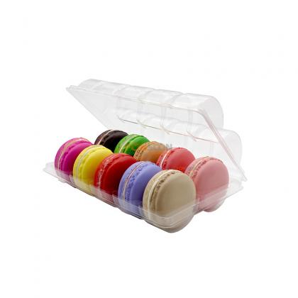 10 Macarons PLA plastic blister tray