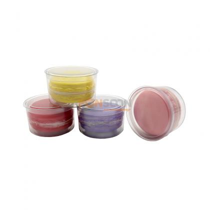 single macaron plastic container