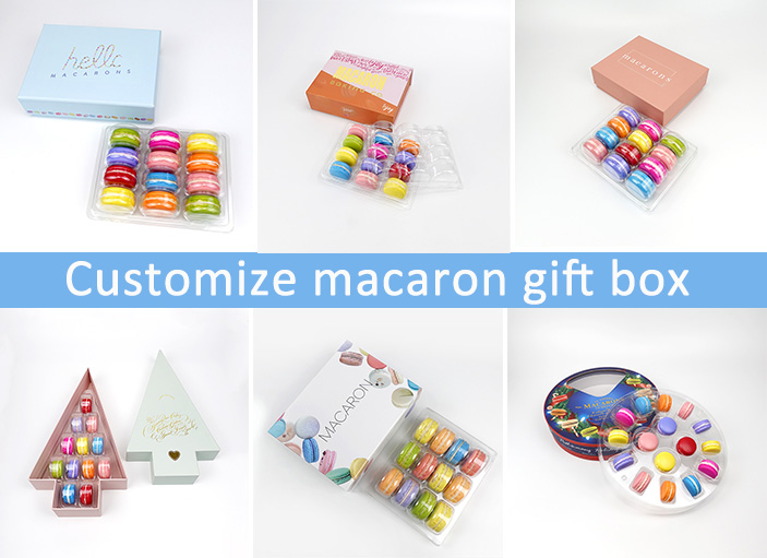 Christmas Gift Packaging Box For Macarons