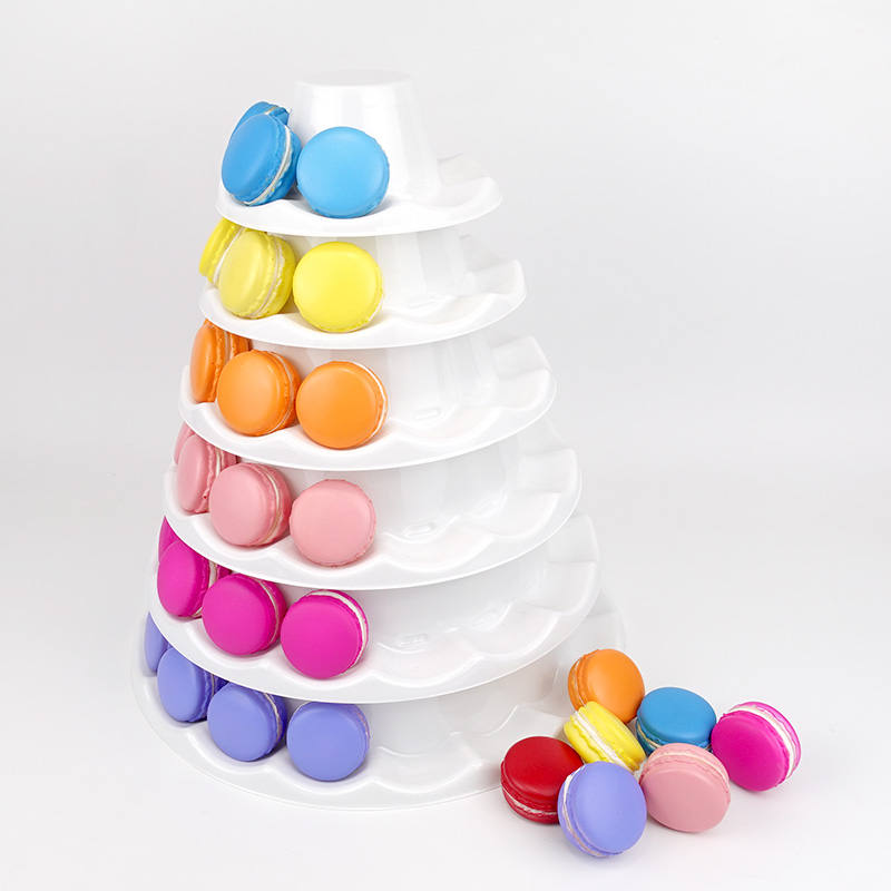 New 6 tiers macaron tower stand