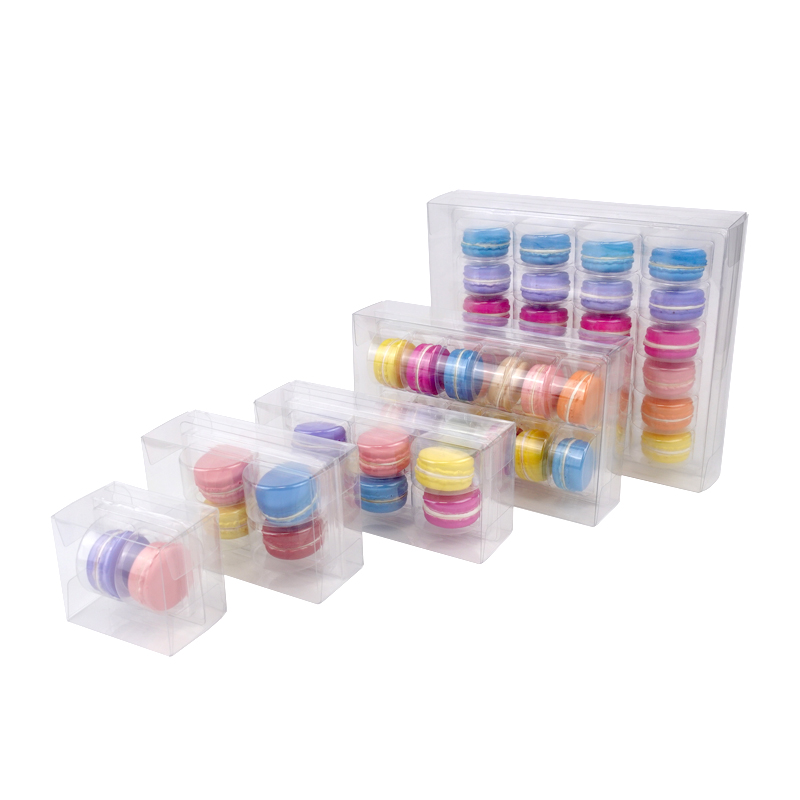 2 4 6 12 24 macarons plastic boxes set