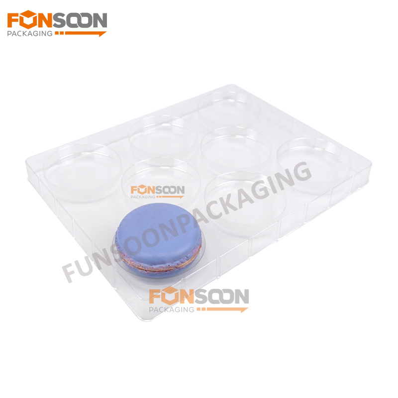 8 holes dessert plastic tray