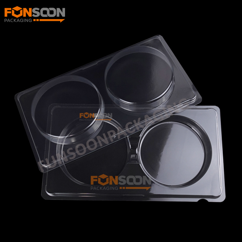 2 cookies clear packaging box