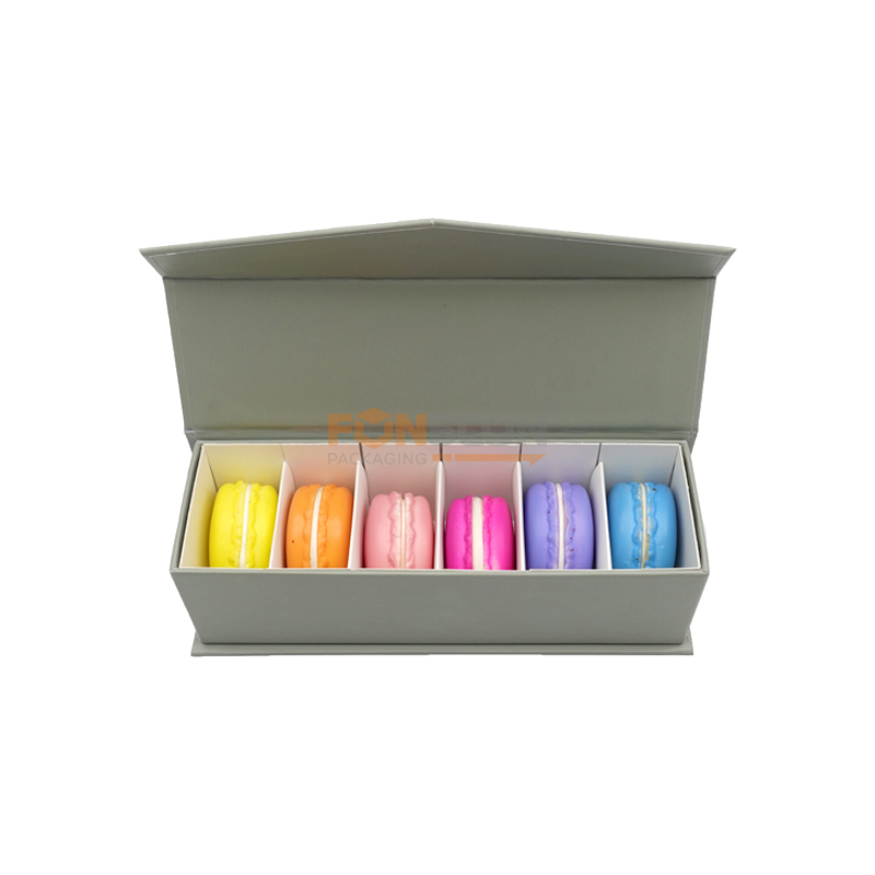 6 packs macarons magnet gift box