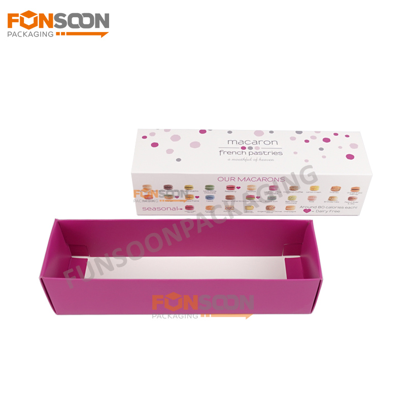 food grade paper macaron drawer box food grade paper macaron drawer box