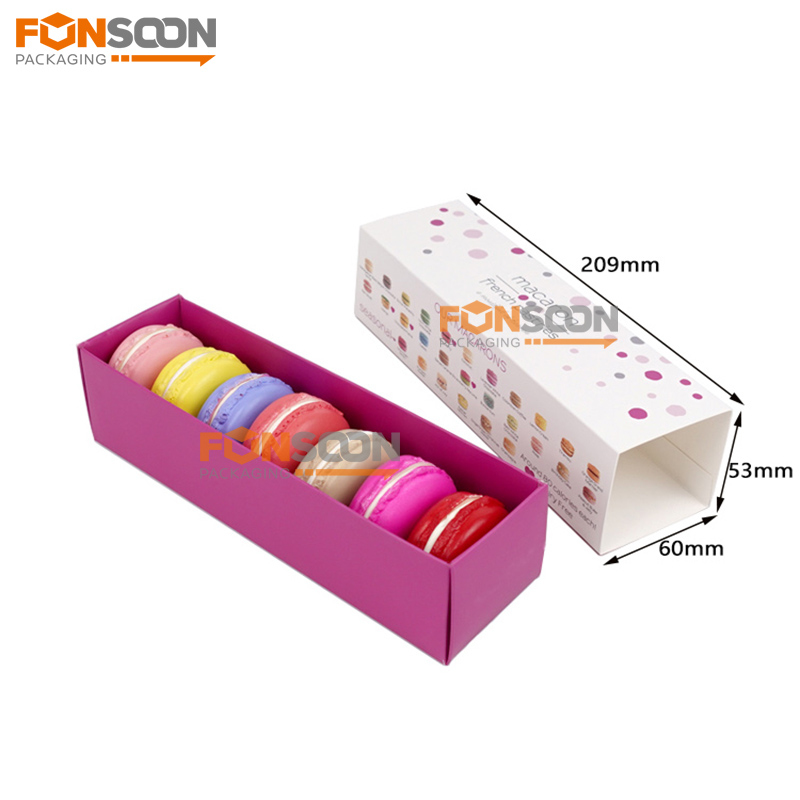 food grade paper macaron drawer box food grade paper macaron drawer box