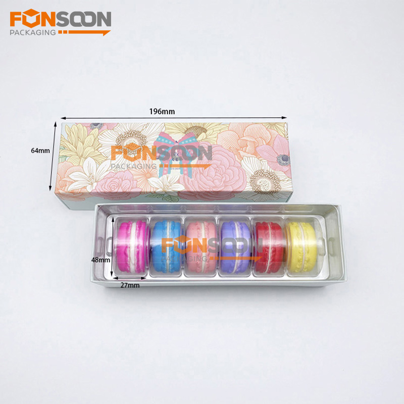6 packs macaron paper gift box 6 packs macaron paper gift box