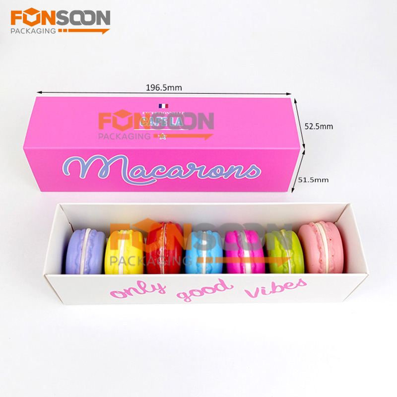 macaron food grade paper drawer box