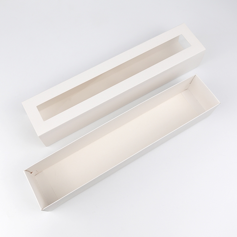 food grade paper 11 macarons long drawer box