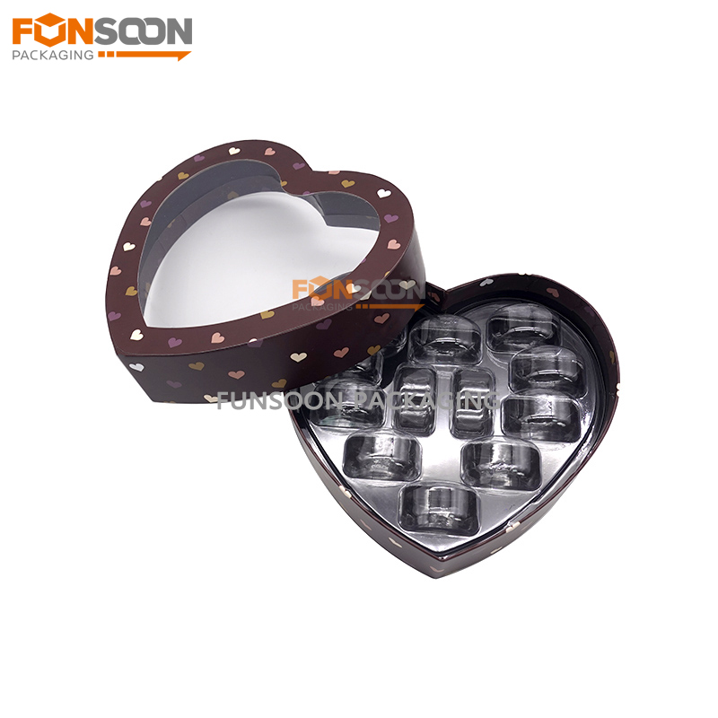 Heart Shaped 12 Macarons gift box