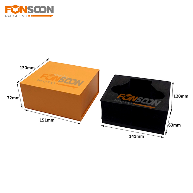 Cardboard magnet gift box With EVA Foam Insert