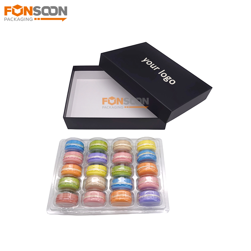 20 macaron luxury cardboard gift box with insert
