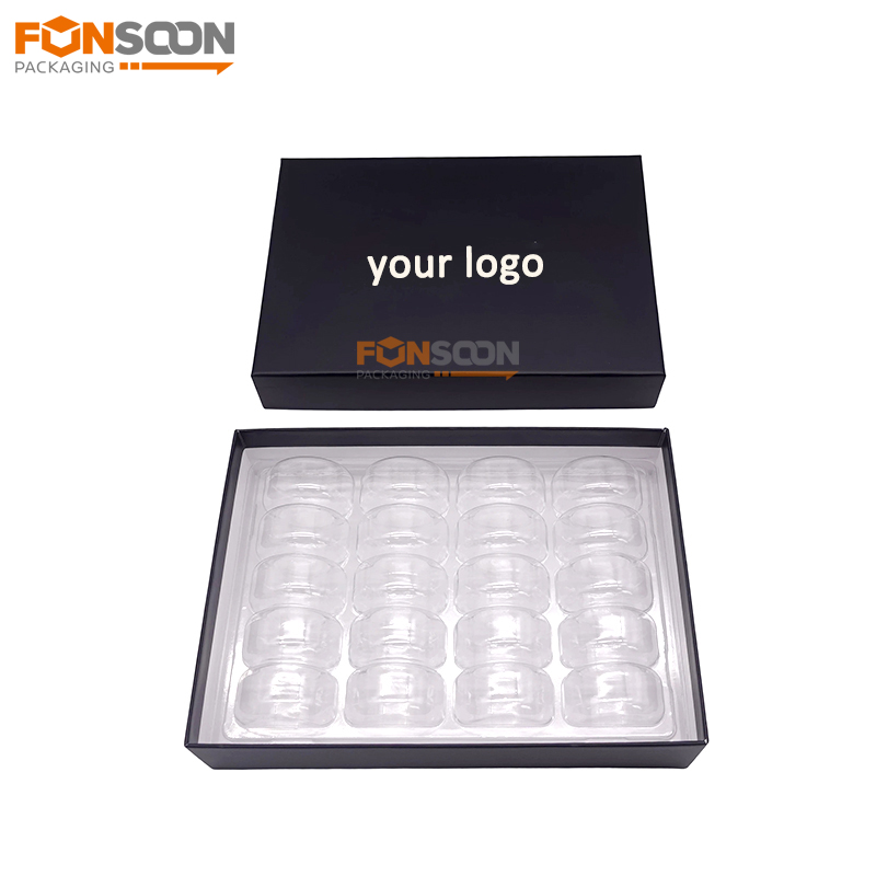 20 macaron luxury cardboard gift box with insert