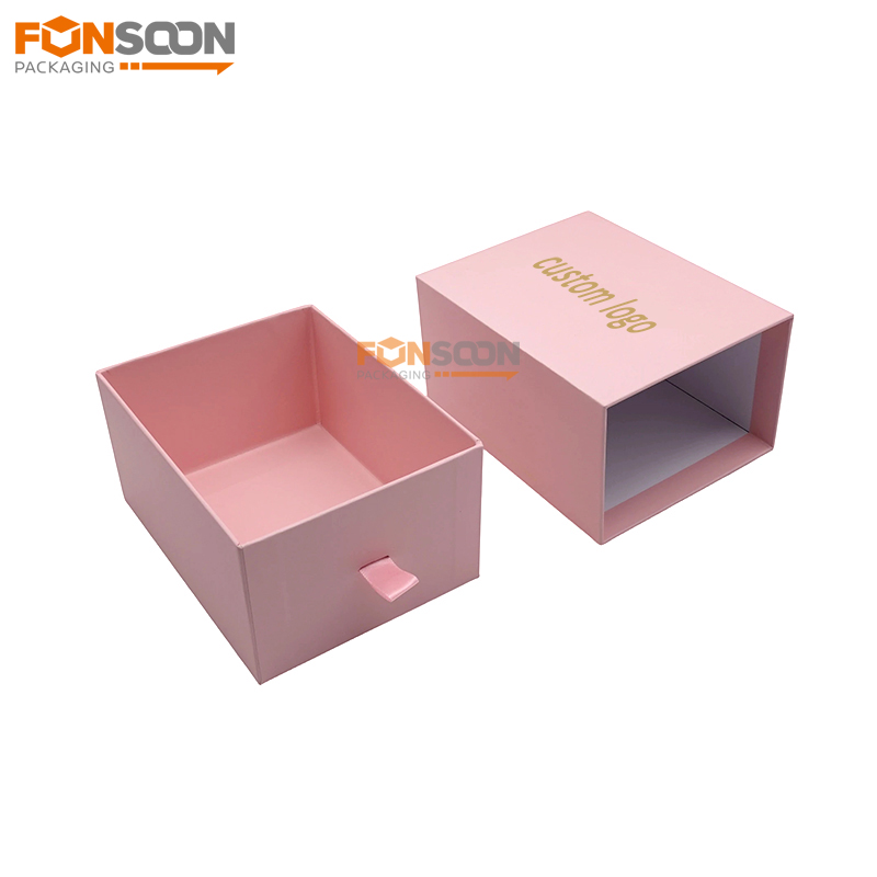 luxury cardboard drawer cookie box 