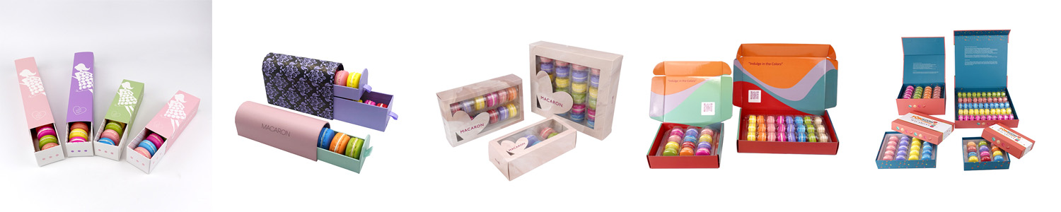 Custom macaron packaging solutions for dessert brands