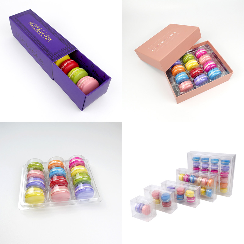 Custom dessert packaging solutions for macaron brands