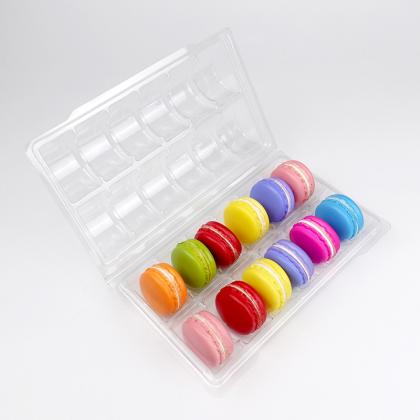  12 macarons clamshell blister tray