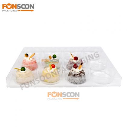 12 holes dessert plastic tray