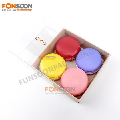 Dessert Macaron paper drawer box