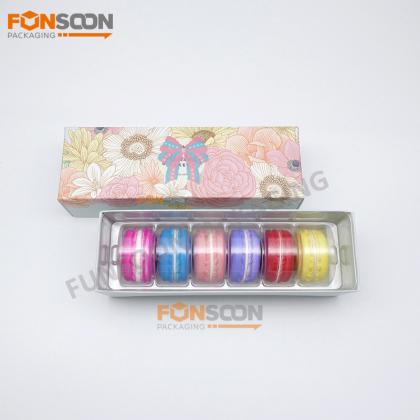 6 packs macaron paper gift  box