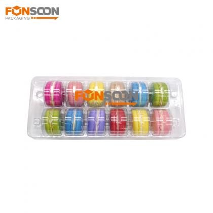 12 Cavities macarons clear blister tray
